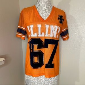 EUC large PINK Victoria’s Secret Illini jersey.